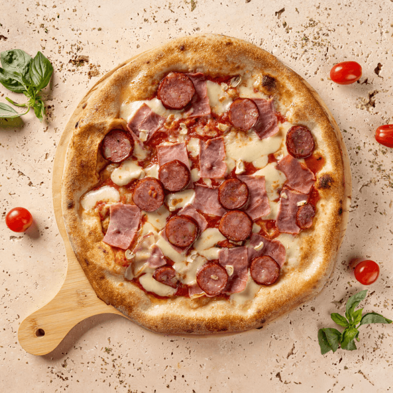 Kolbászos pizza